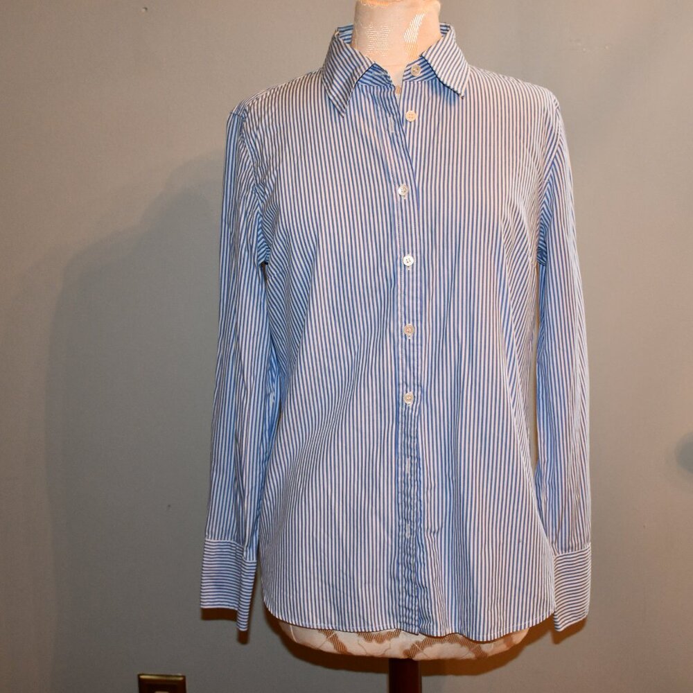 J. Crew Kathryn Slim Fit Striped Shirt - Picture 2 of 4